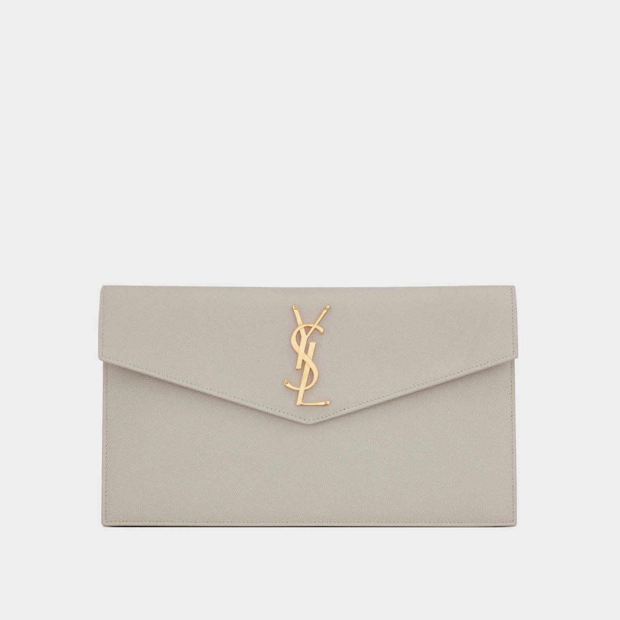 Uptown leather clutch sale