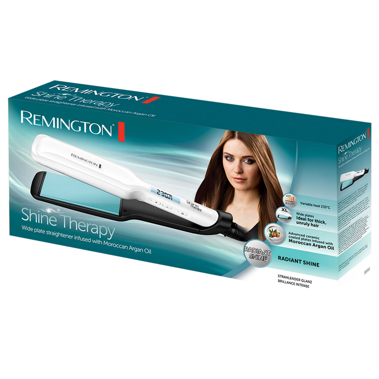 Hair straightener infused with oil sale