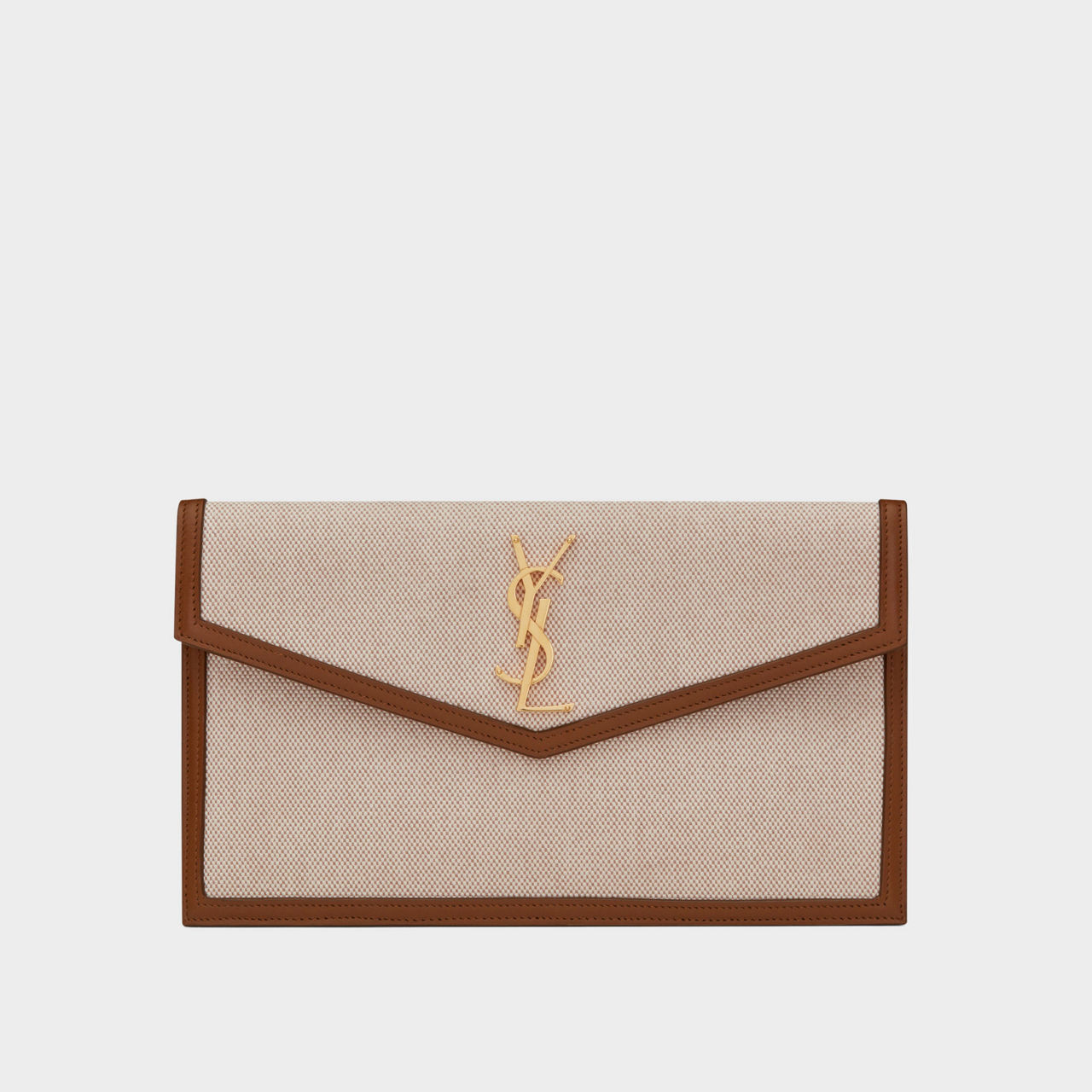 Ysl tan clutch sale