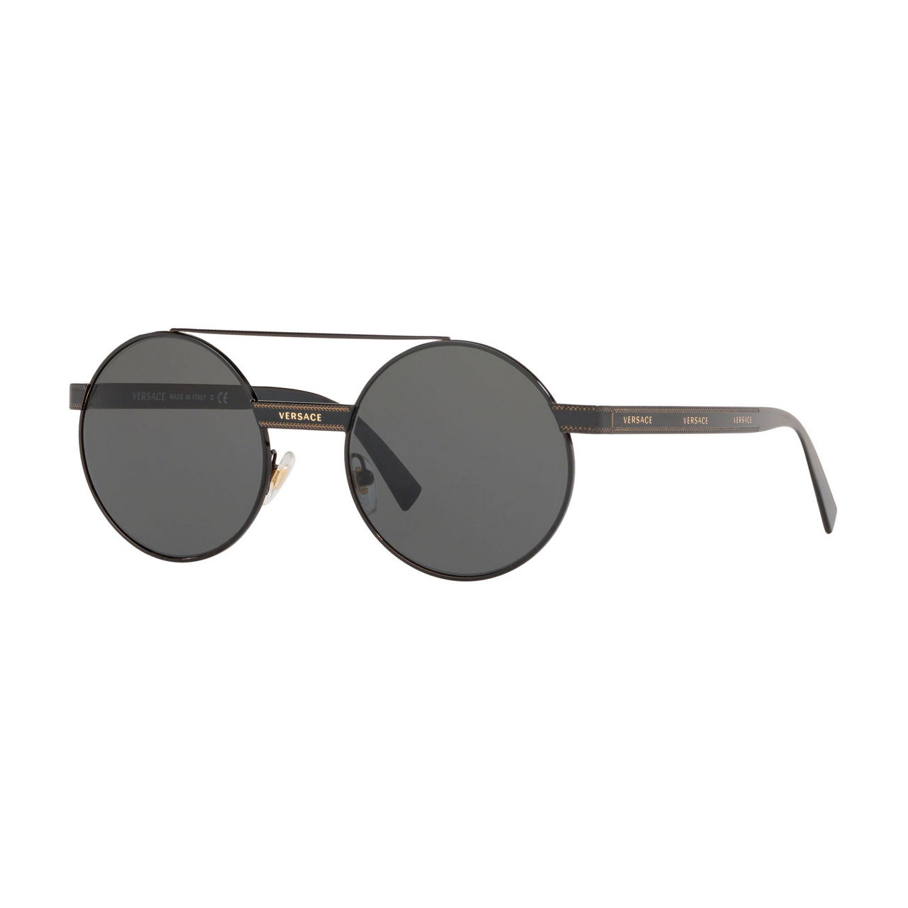 Versace round sale sunglasses men