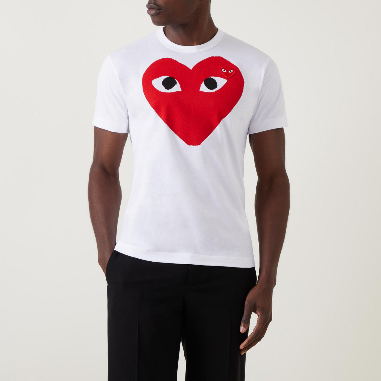 Cdg shirt big outlet heart