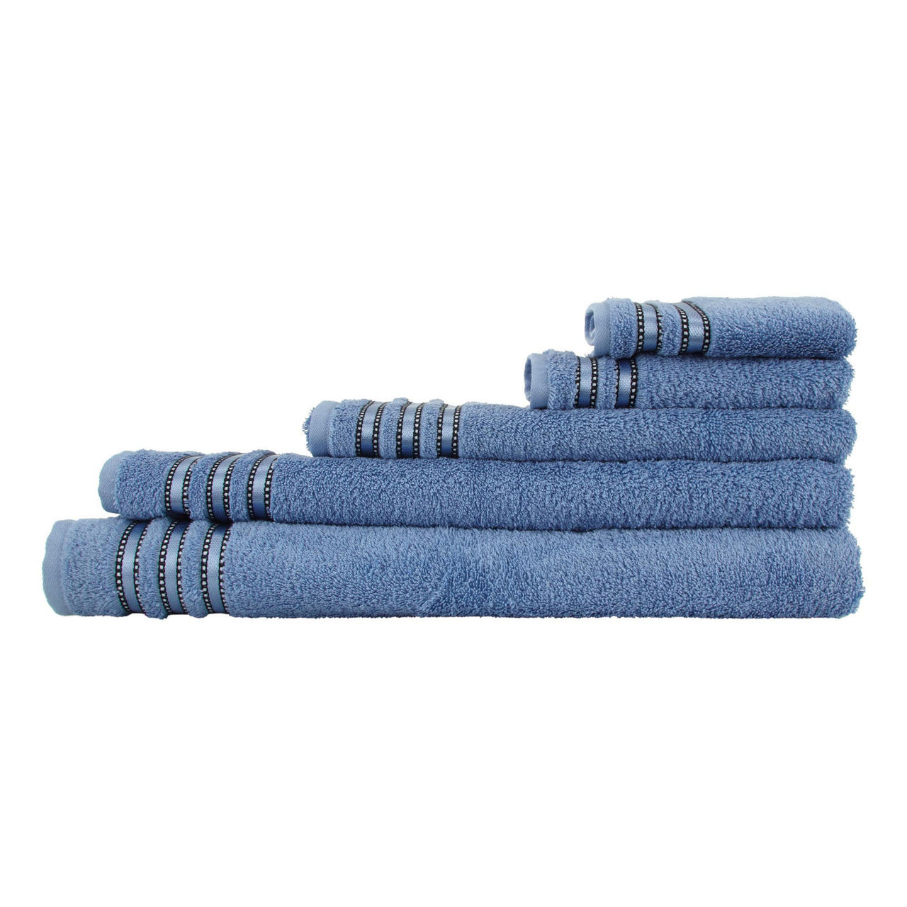 VOSSEN Cult De Luxe Bath Towel Mid Blue
