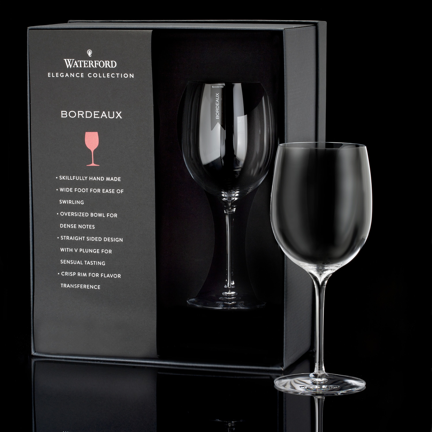 Elegance Wine Glass Bordeaux Set Of 2