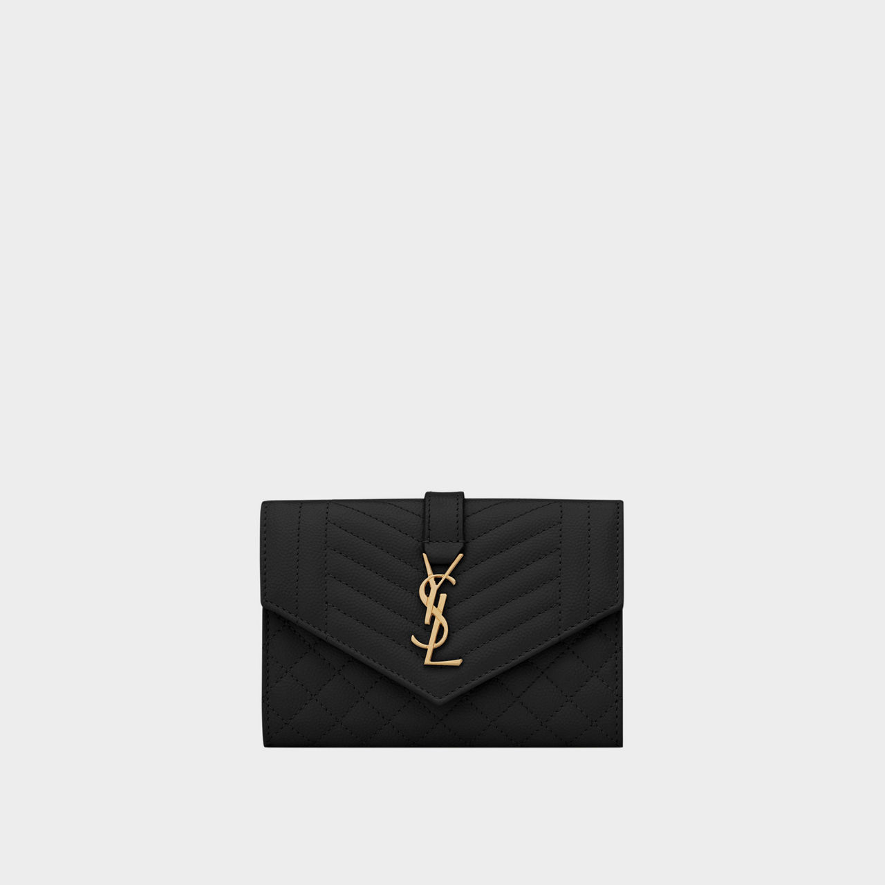 Monogram ysl small envelope wallet sale