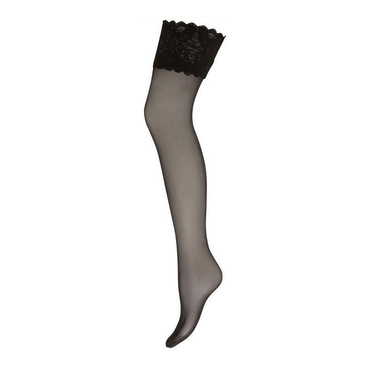 Wolford Satin Touch 20 Stay-Up Collants, 20 DEN, Noir (Nearly