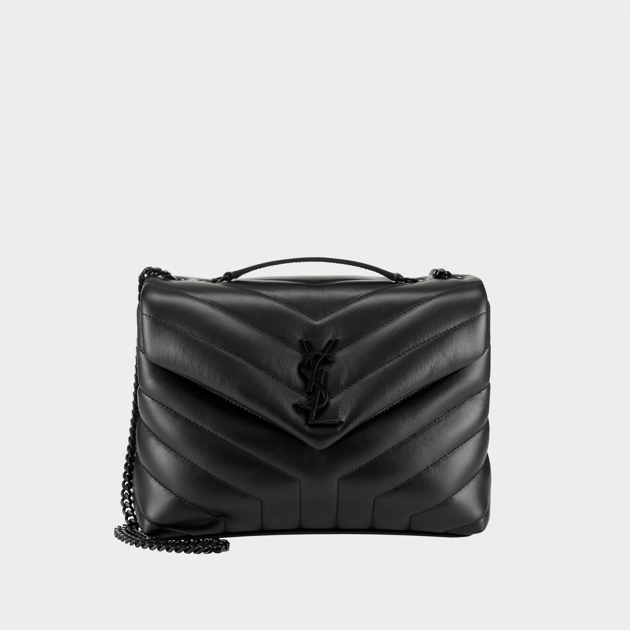 Saint laurent small loulou black sale