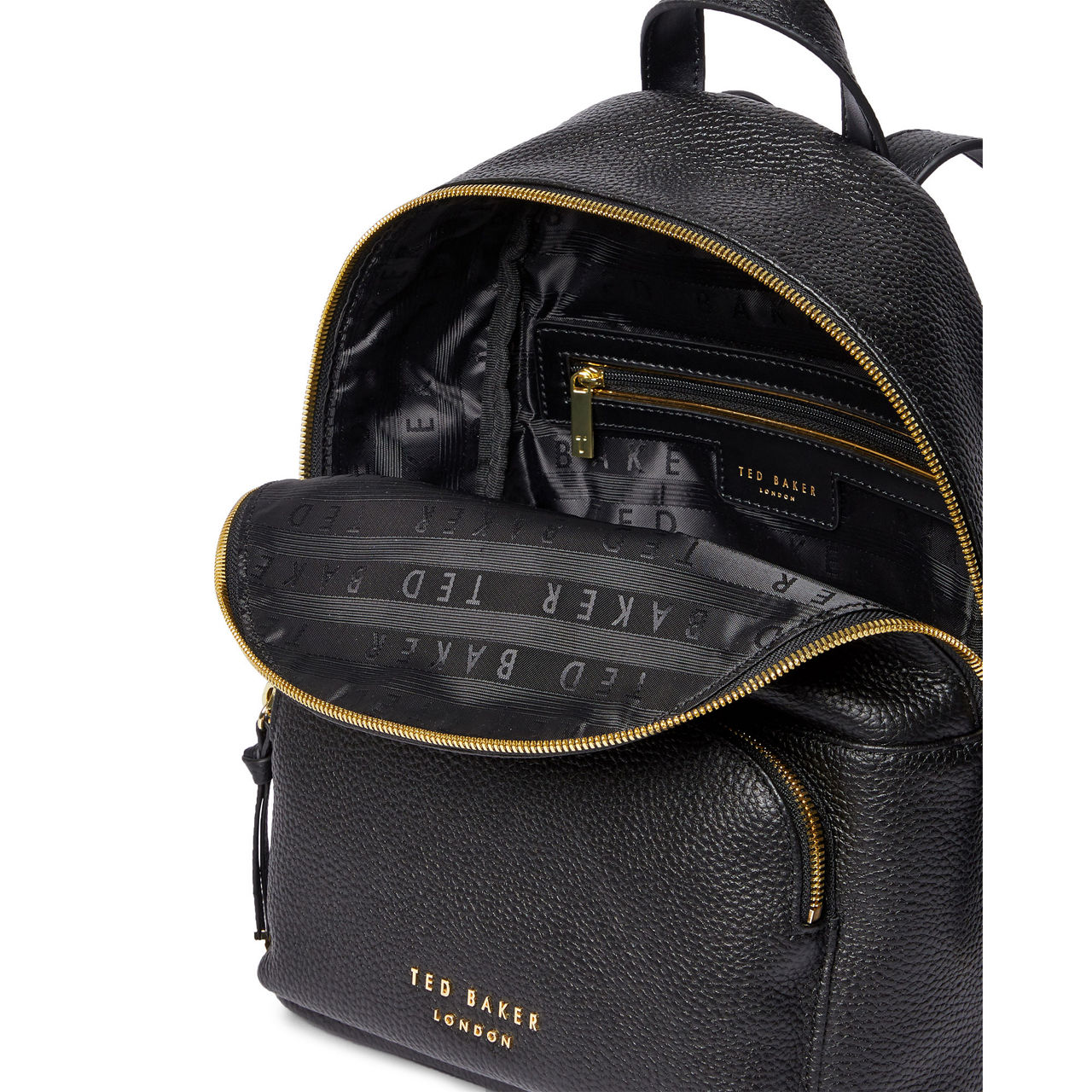 TED BAKER Roziie Zip Detail Soft Grain Backpack