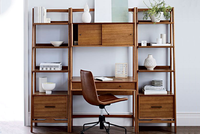 Mid century store wall desk