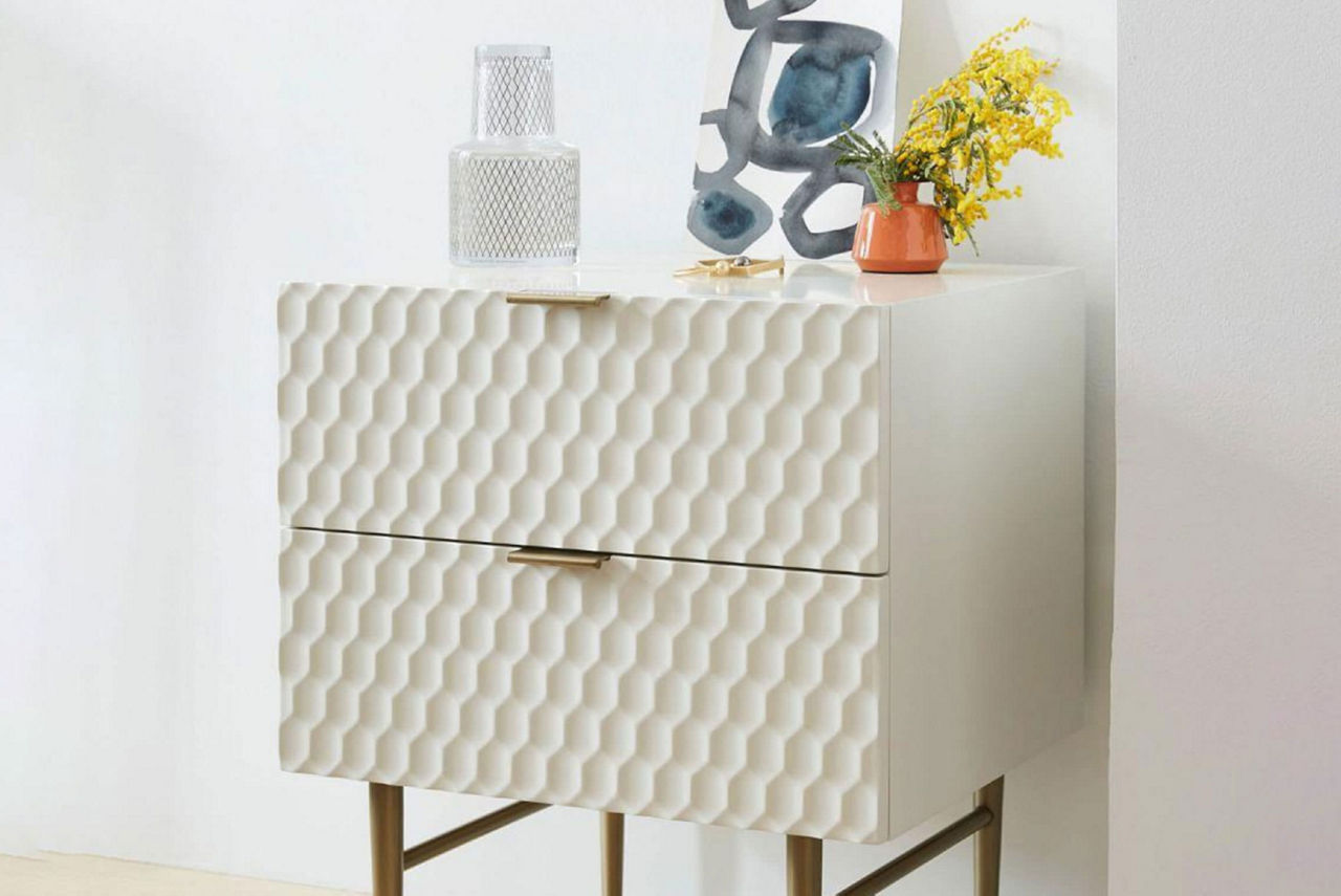 West elm deals audrey bedside table