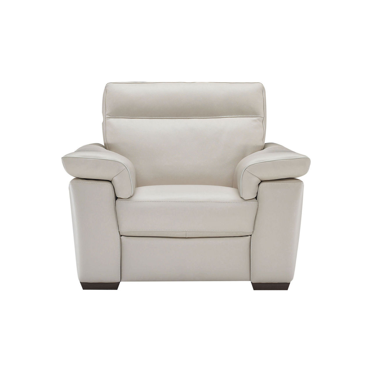 Natuzzi Editions B757 Brivido Leather Armchair Beige Arnotts