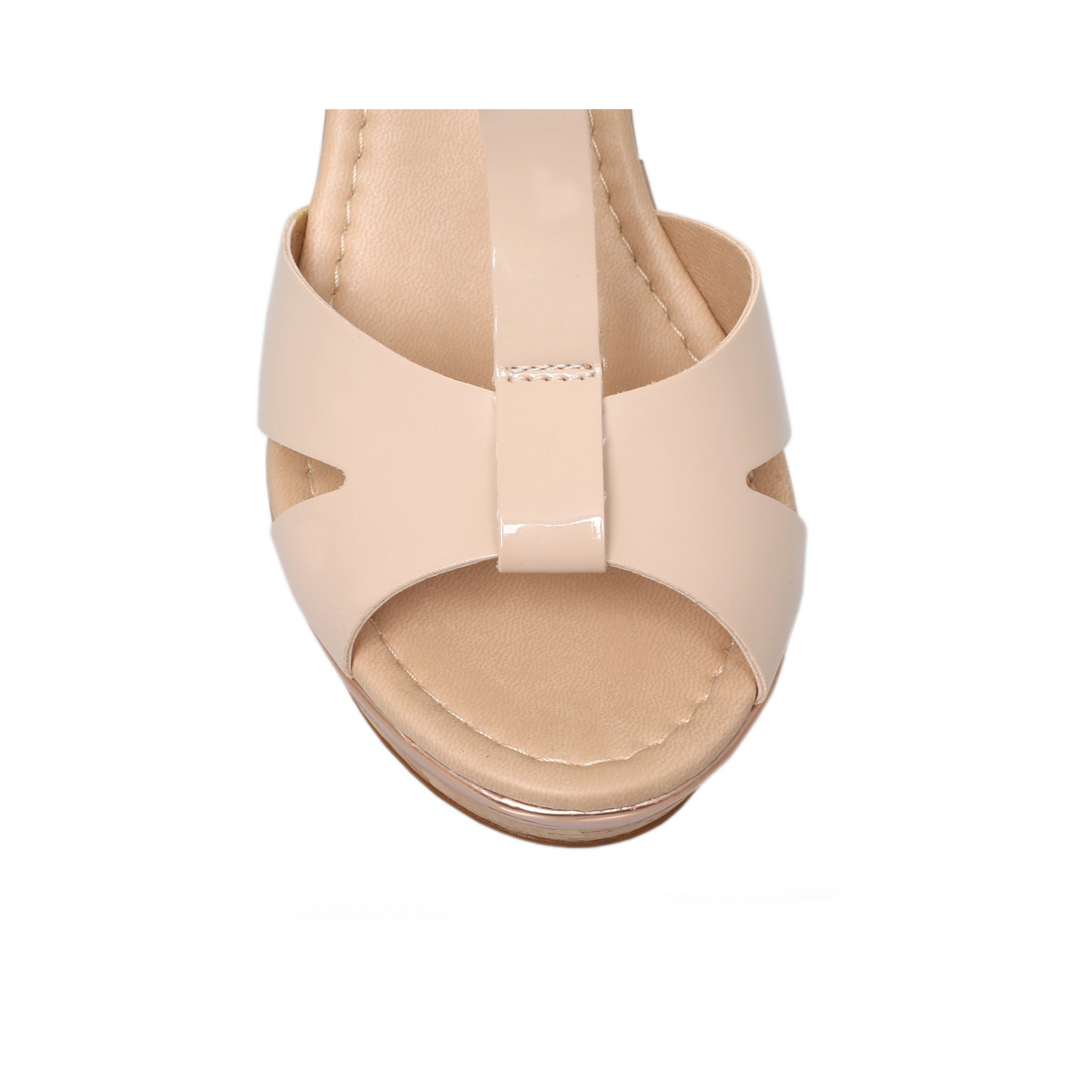 Kabby Wedge Sandals Ivory