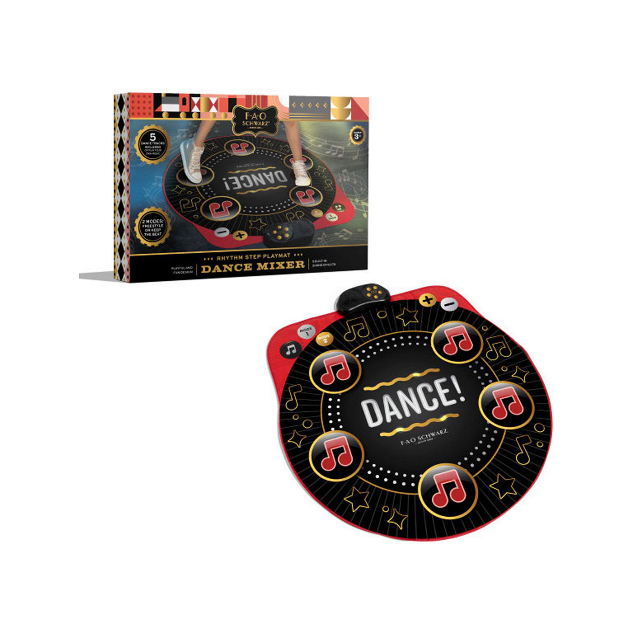 FAO SCHWARZ Dance Mixer Rhythm Step Playmat