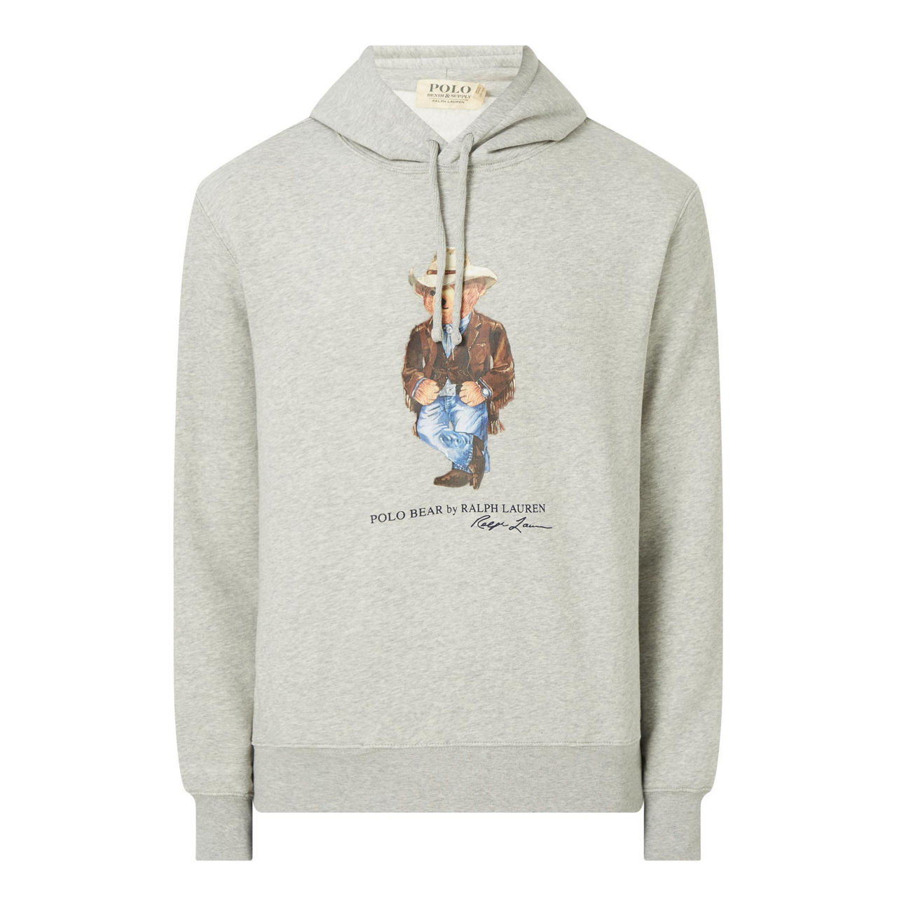 Men's polo outlet bear hoodie