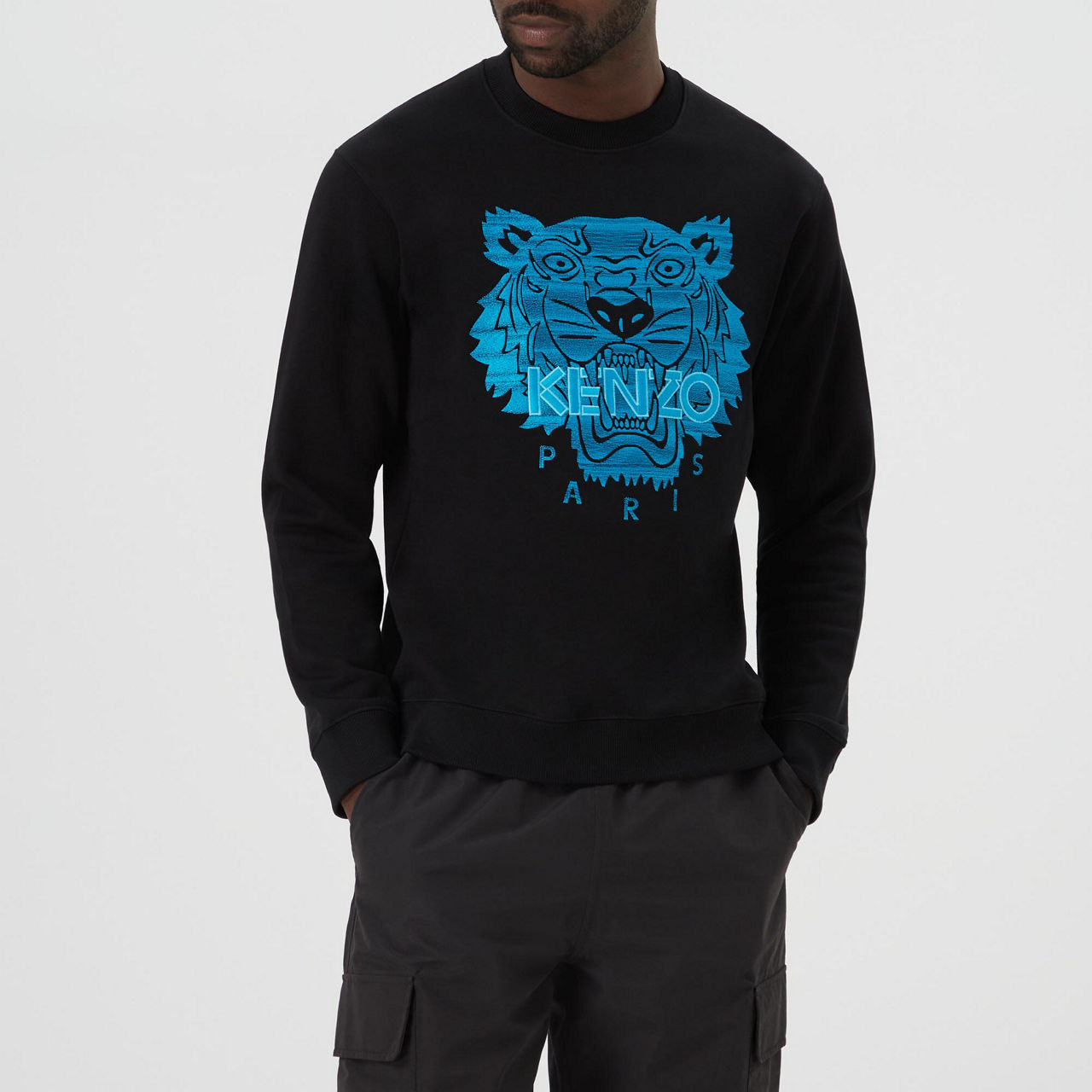 Kenzo neon tiger hot sale sweatshirt