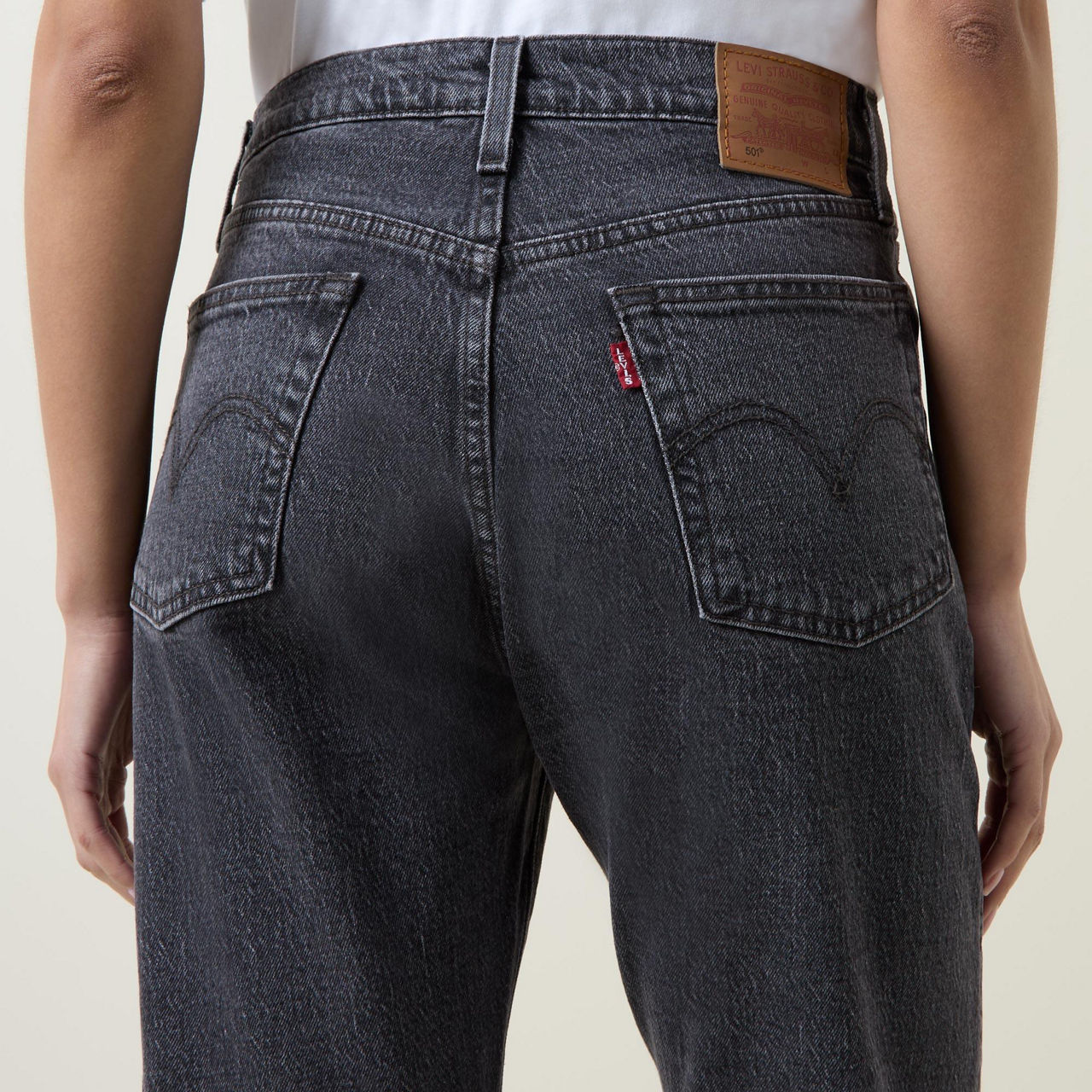 LEVIS 501® Crop High-Rise Straight Leg Jeans