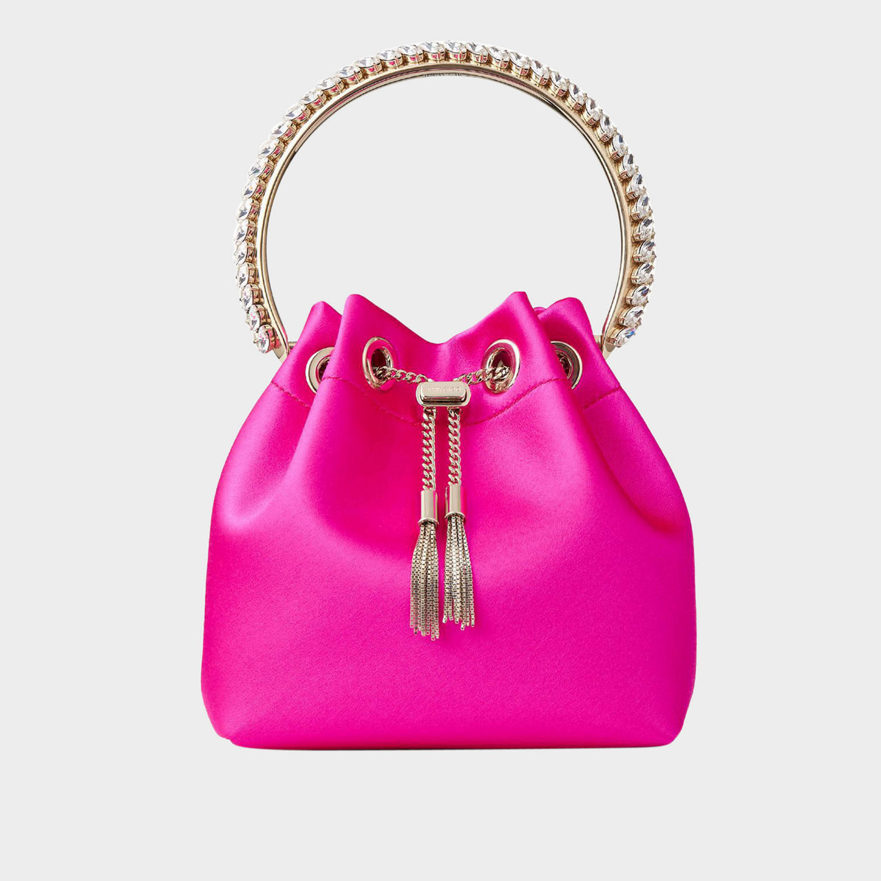 Satin hot sale bucket bag