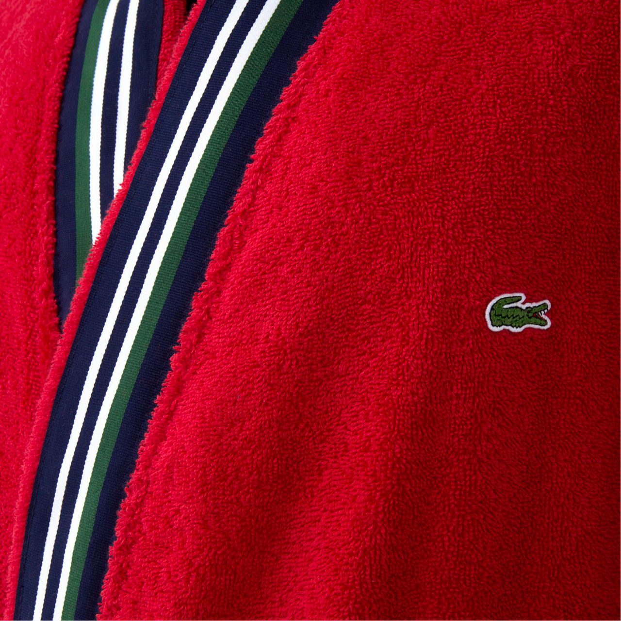 LACOSTE Club Bath Robe Rouge