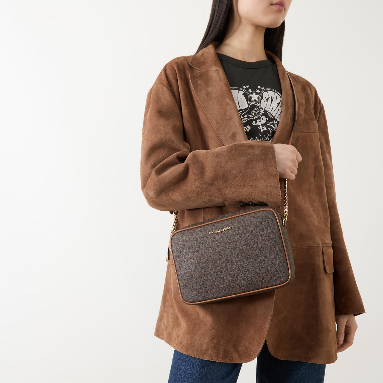 Michael kors outlet monogram jet set