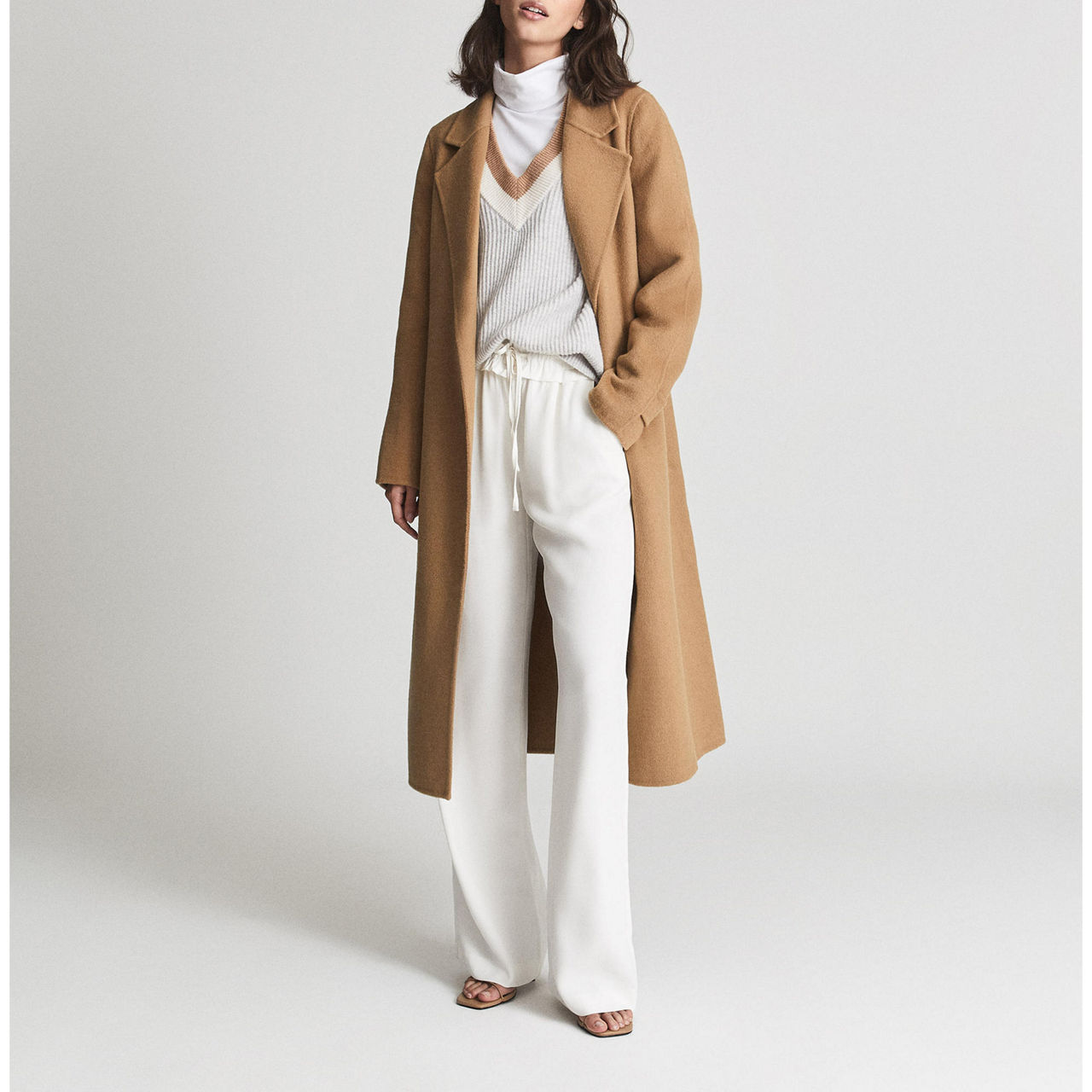 Reiss belted coat hotsell