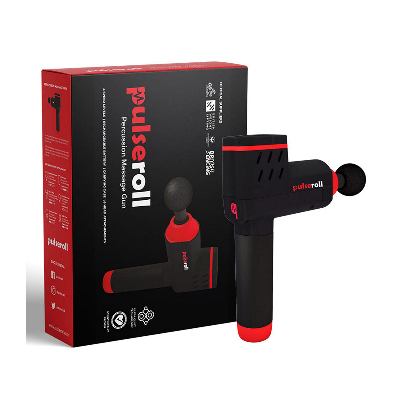 PULSEROLL Percussion Massage Gun
