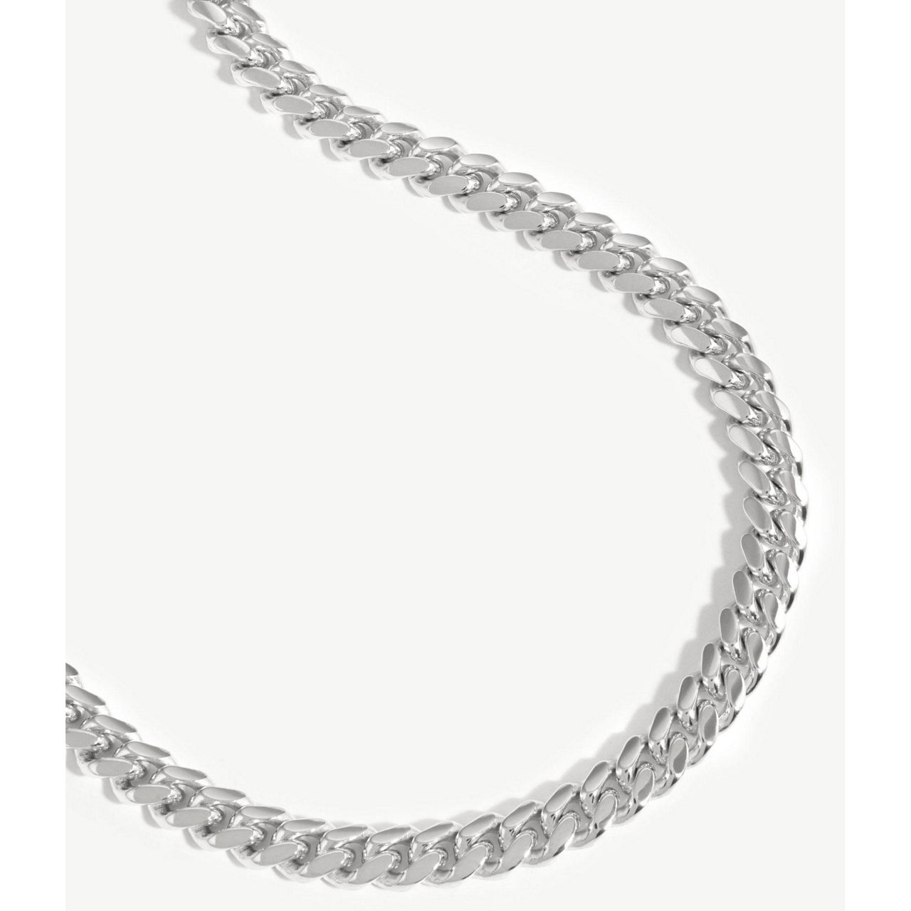 MISSOMA Round Curb Chain Sterling Silver Necklace