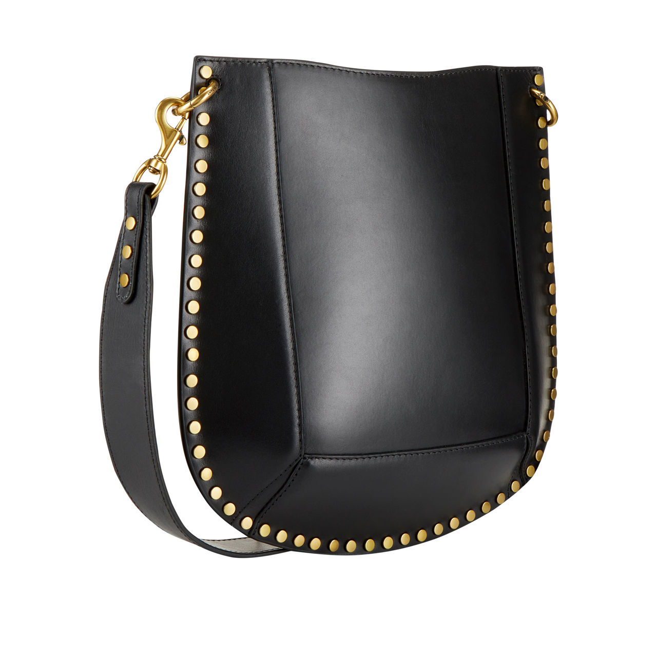 Oskan Studded Leather Hobo Bag