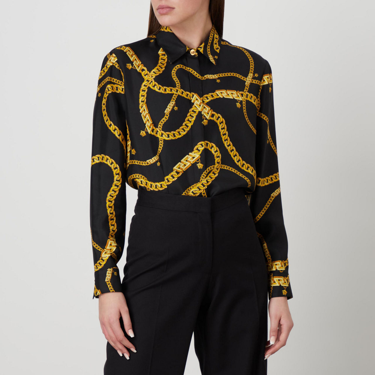 ladies chain print shirt