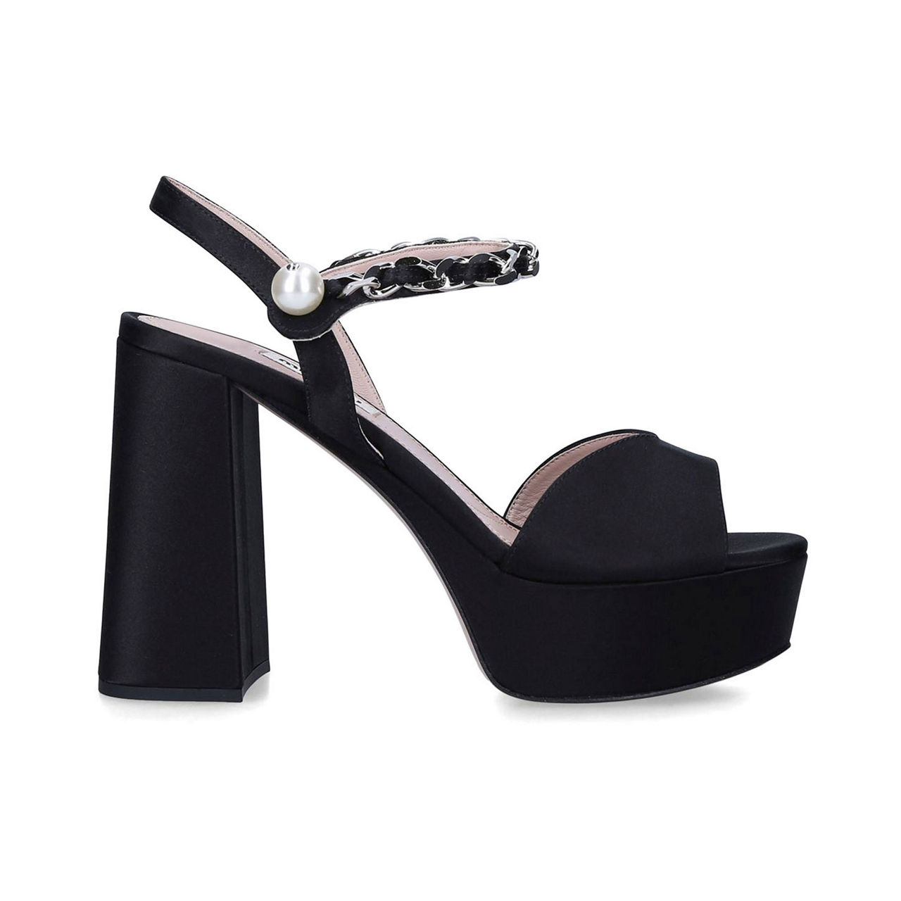 Miu miu discount suede platform sandals