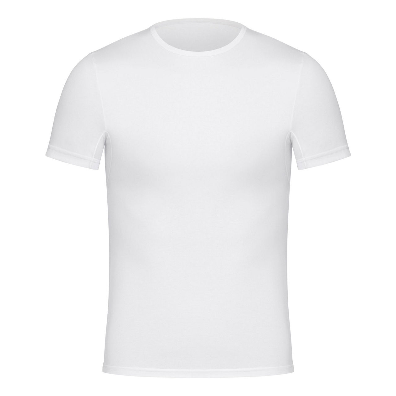 SPANX Cotton Compression V-Neck Shirt White