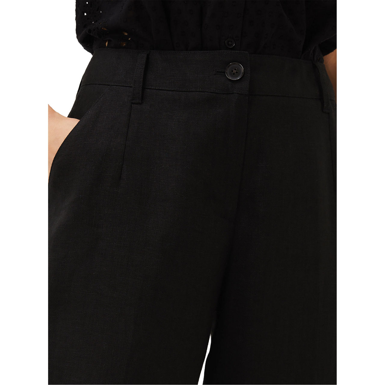 Linen Pants in Black – KLARRA