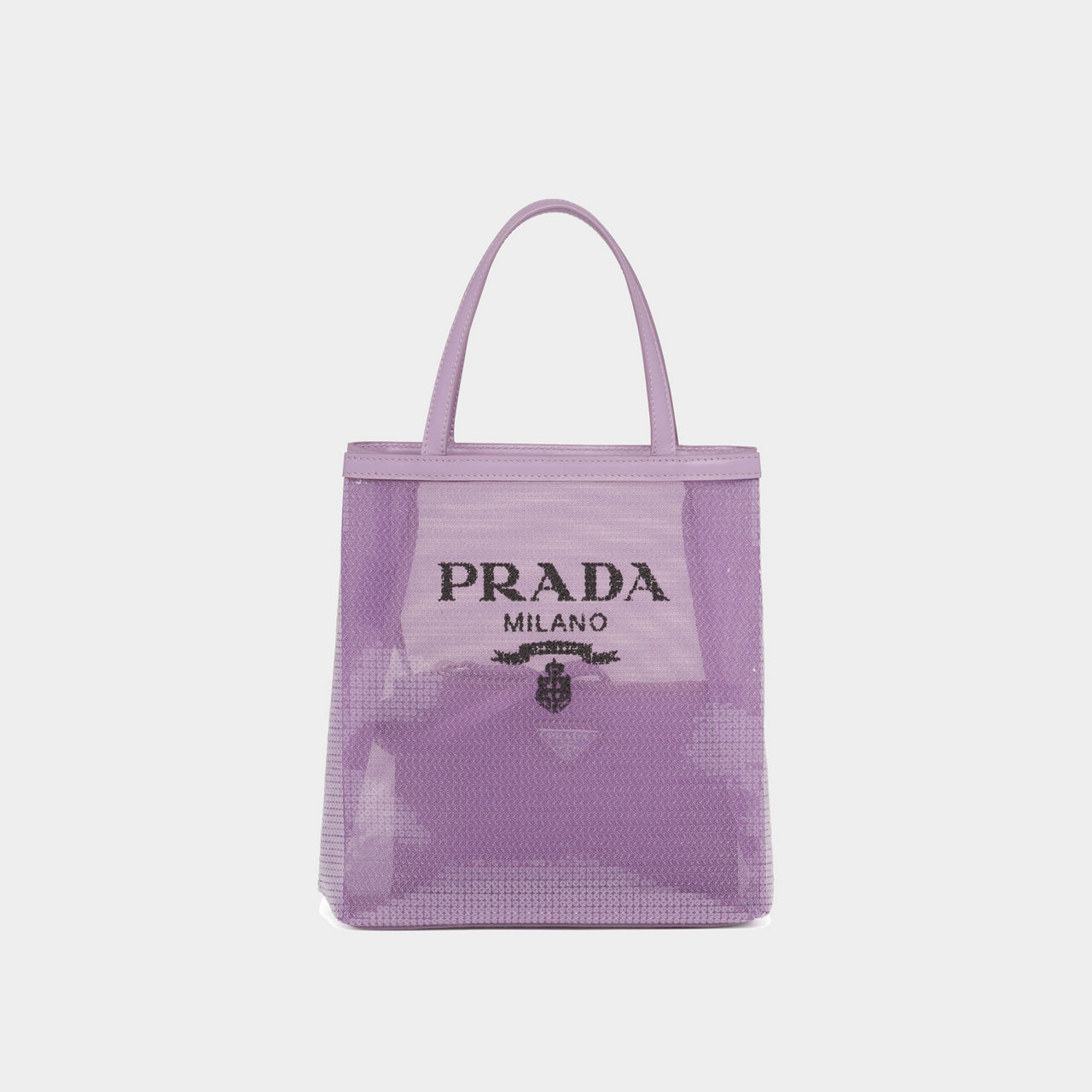 PRADA Small Sequin Mesh Tote Bag