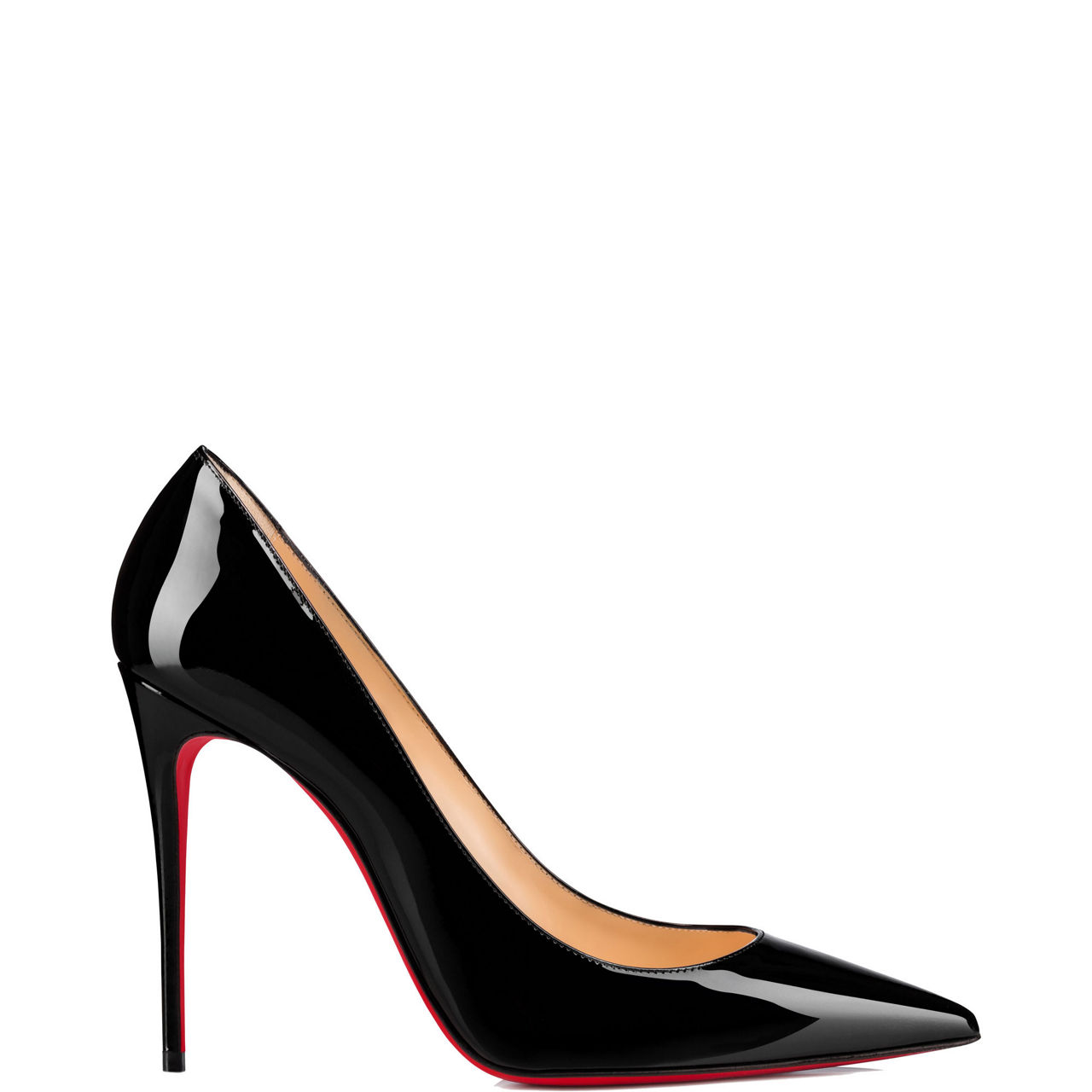 CHRISTIAN LOUBOUTIN Kate 100 iridescent leather pumps