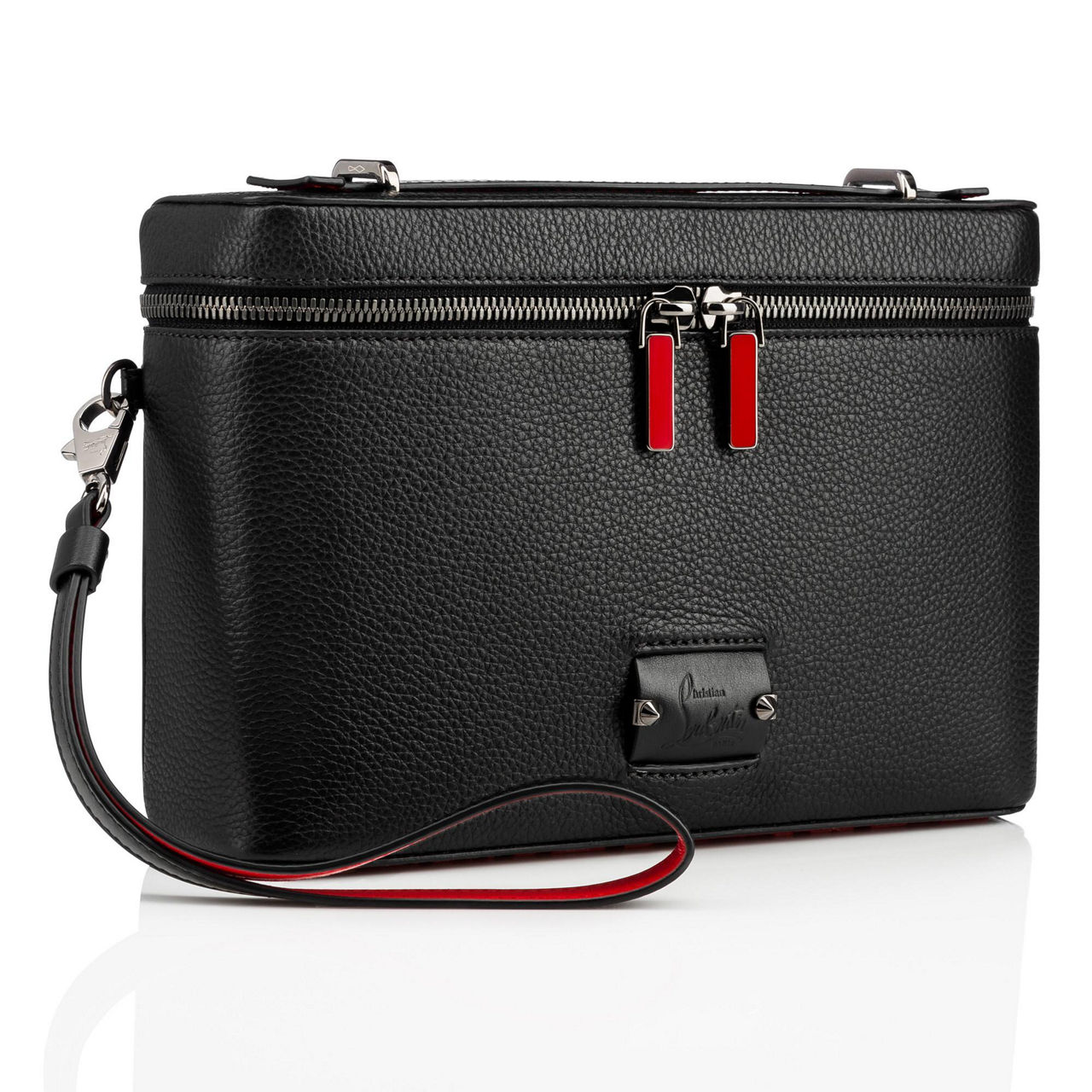 CHRISTIAN LOUBOUTIN Kypipouch Leather Messenger Bag