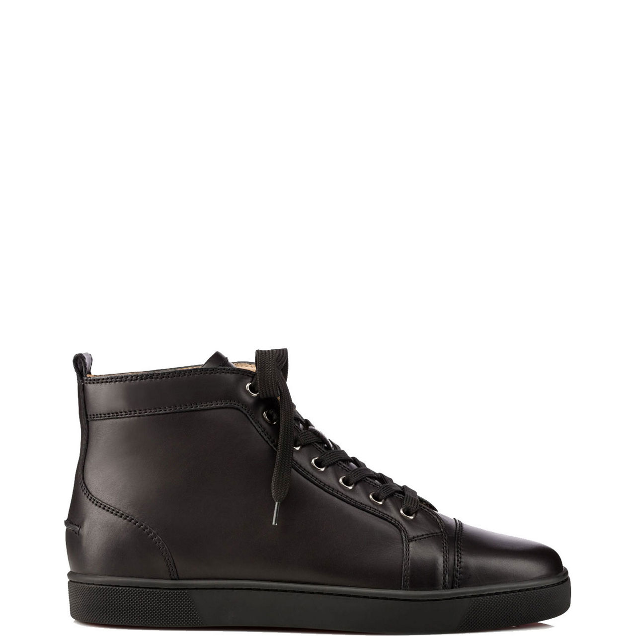 Louis - High-top sneakers - Patent calf leather, nylon and veau