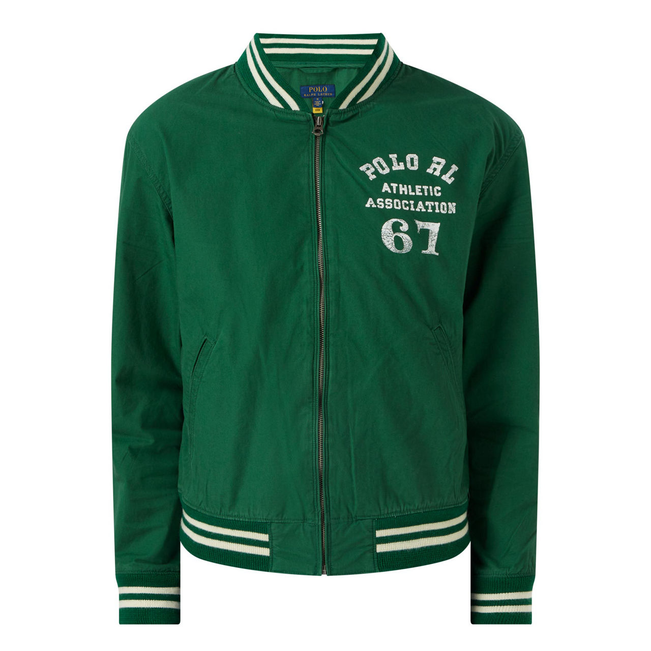 Mens polo outlet varsity jacket