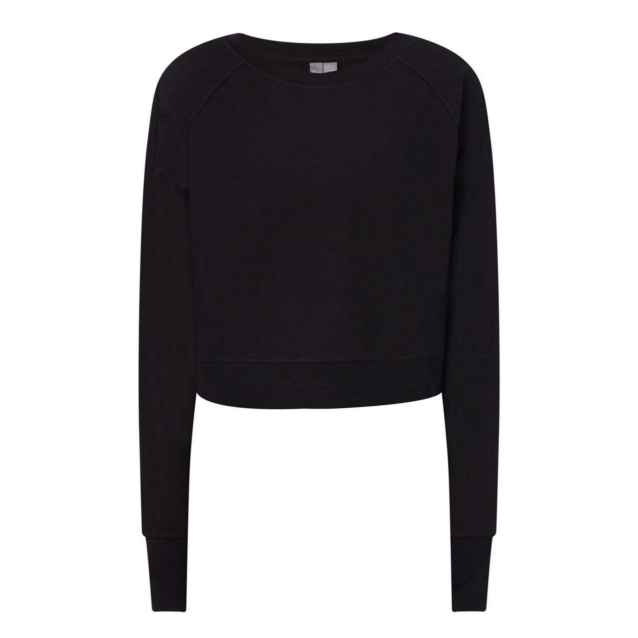 After Class Crop Sweatshirt - Black