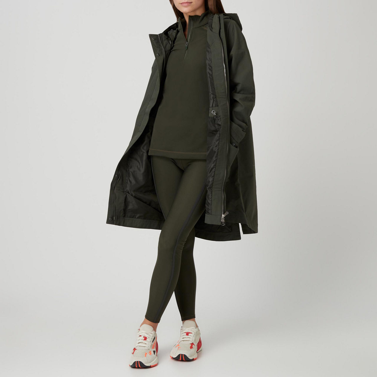 Stride Waterproof Parka - Dark Forest Green