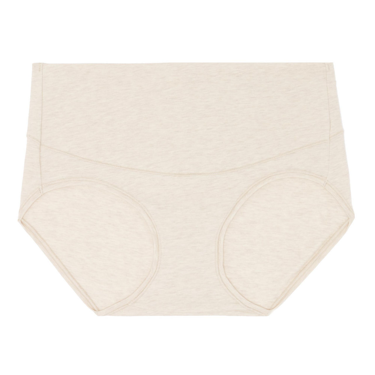 Spanx Cotton Control Brief In Heather Oatmeal