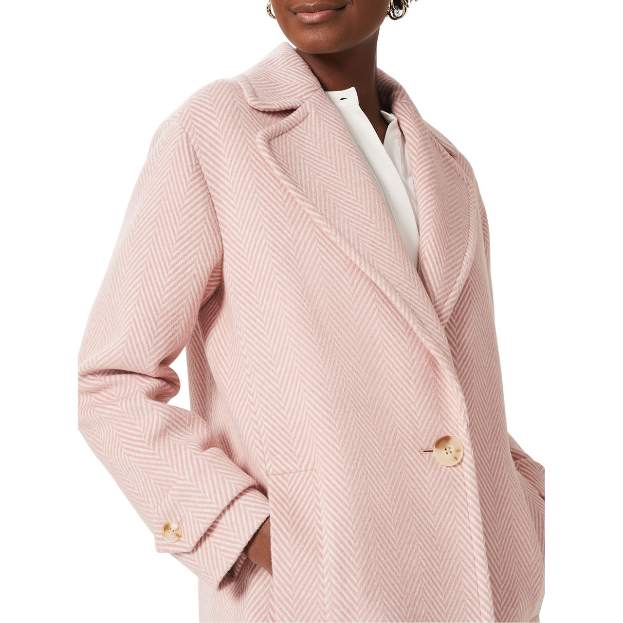 HOBBS Carmina Wool Blend Coat