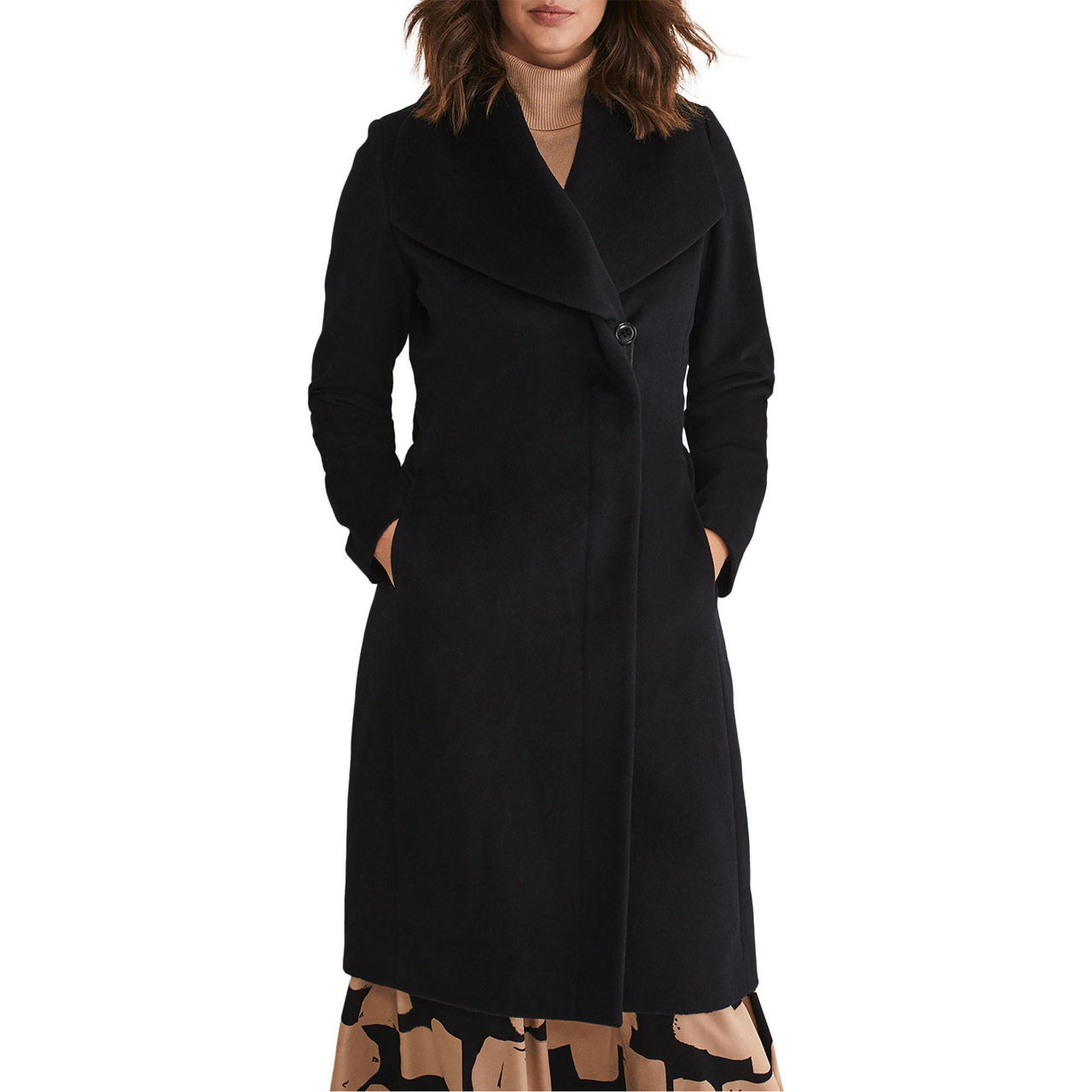 Nicci Belted Wool Coat