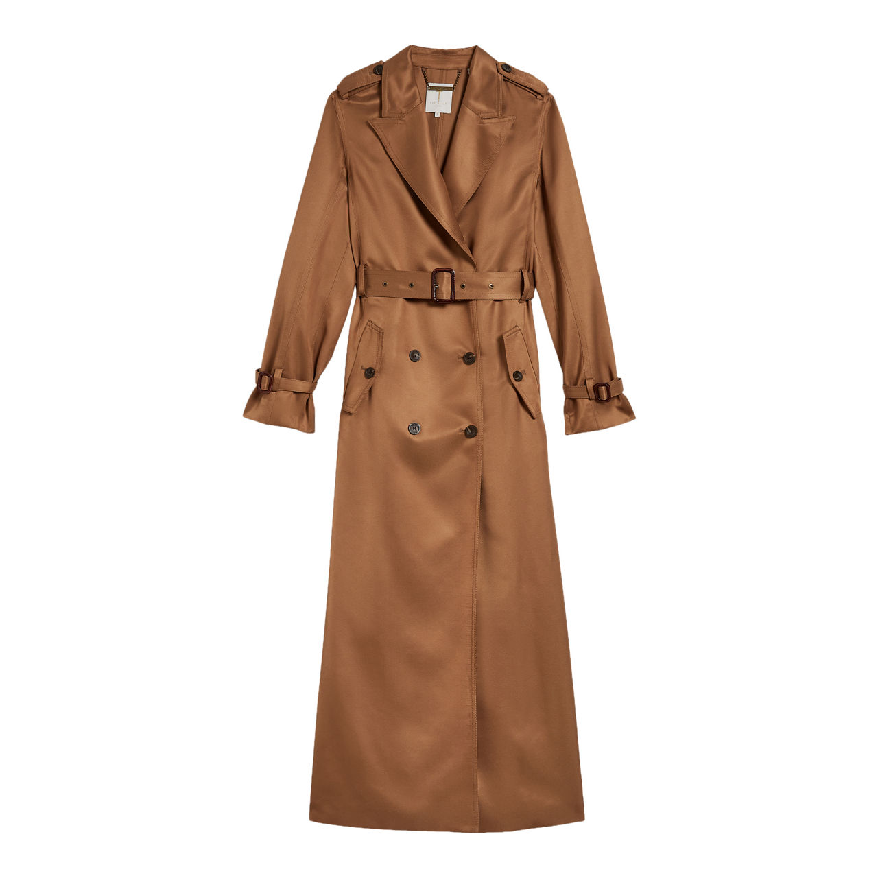 TED BAKER Fabri Flood Length Fluid Trench Coat