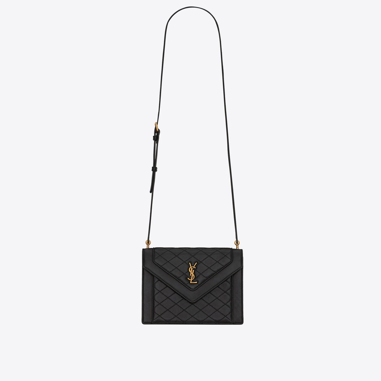 Small ysl monogram discount leather satchel bag