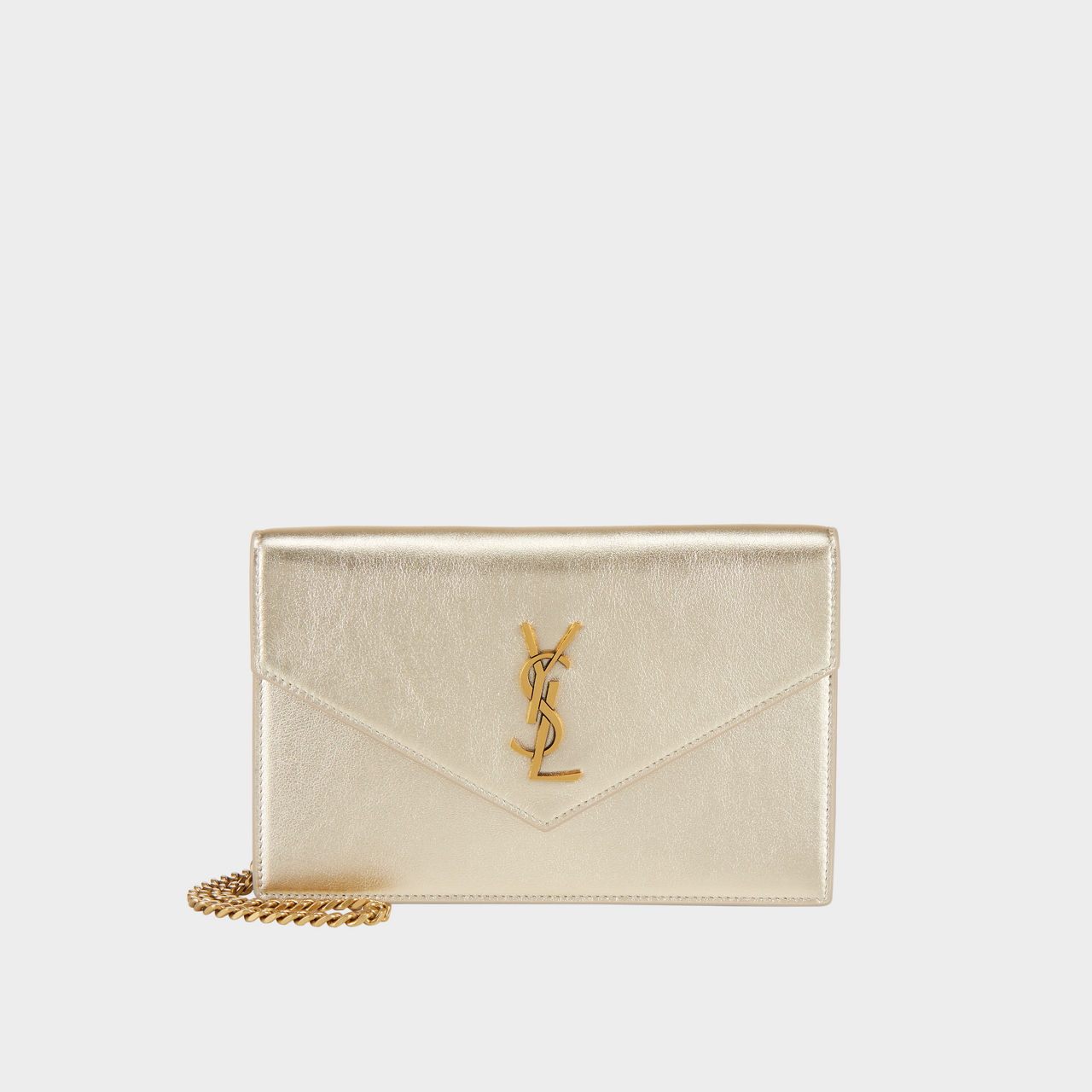 Monogram envelope shop chain wallet ysl