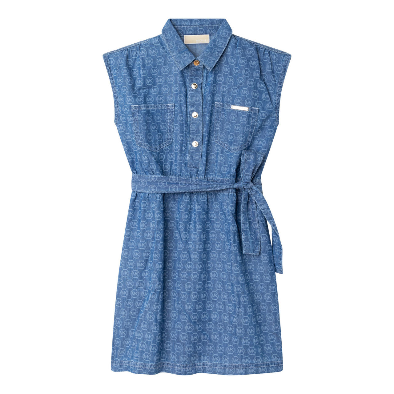 MICHAEL KORS KIDS MK Logo Print Dress