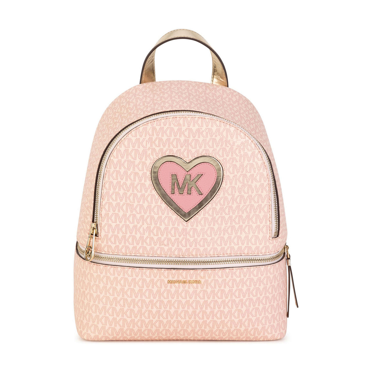 MICHAEL KORS KIDS Heart Motif Logo Print Backpack