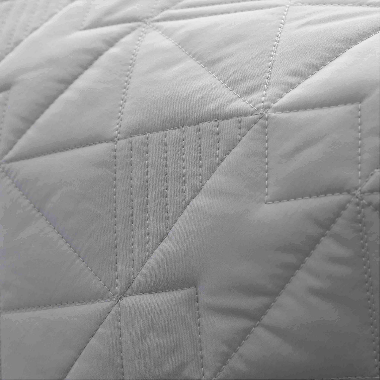 Cottonsoft Diamond Quilted Duvet Set Grey