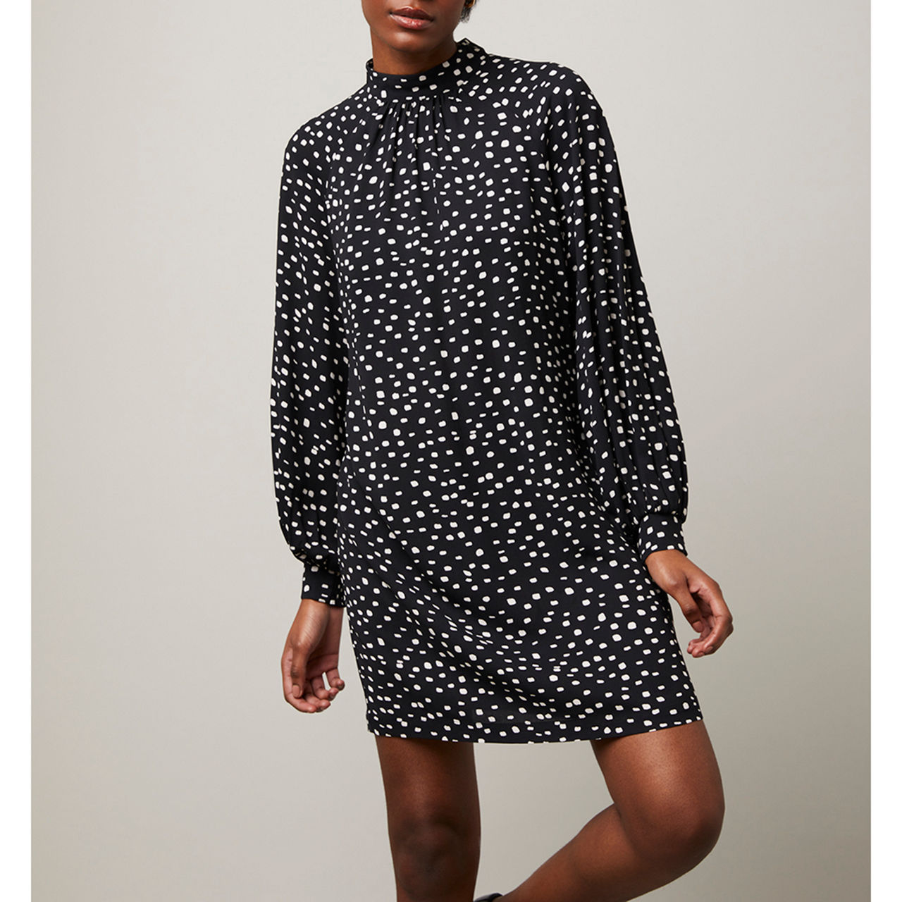 MINT VELVET Polka Dot Mini Dress
