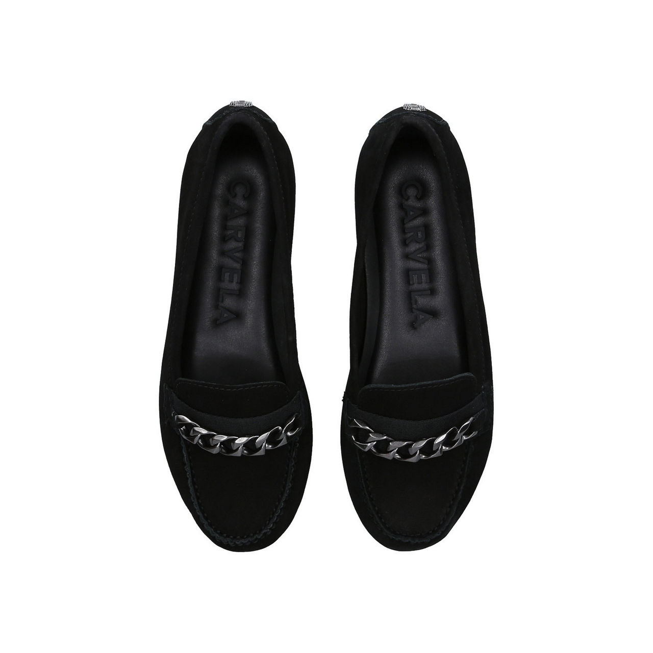 carvela-comfort-chain-moccasins