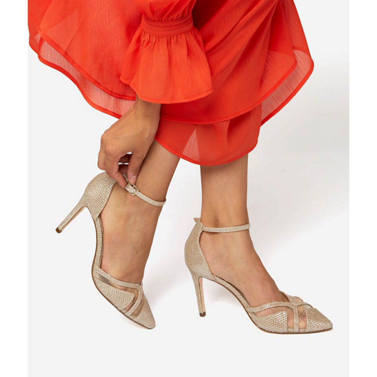 embellished court heels