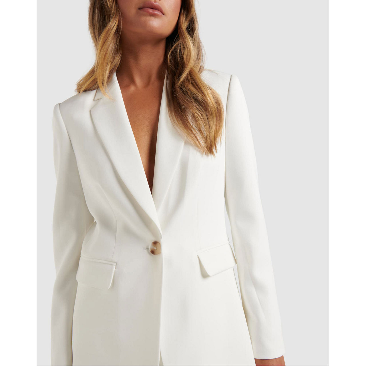 Abbie Solid Blazer Dress